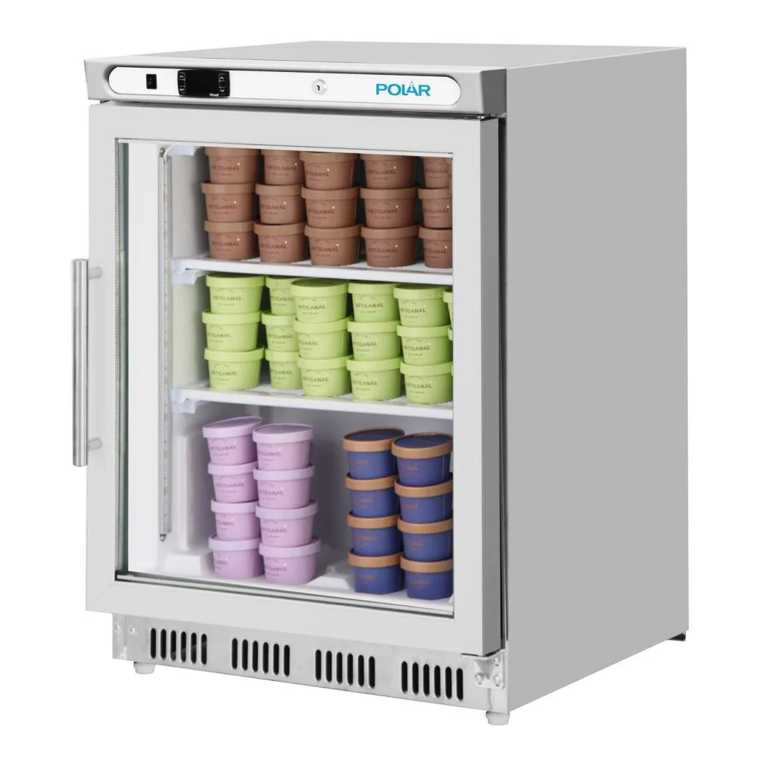 Polar C-Series Undercounter Stainless Steel Display Freezer 129Ltr - Image 6