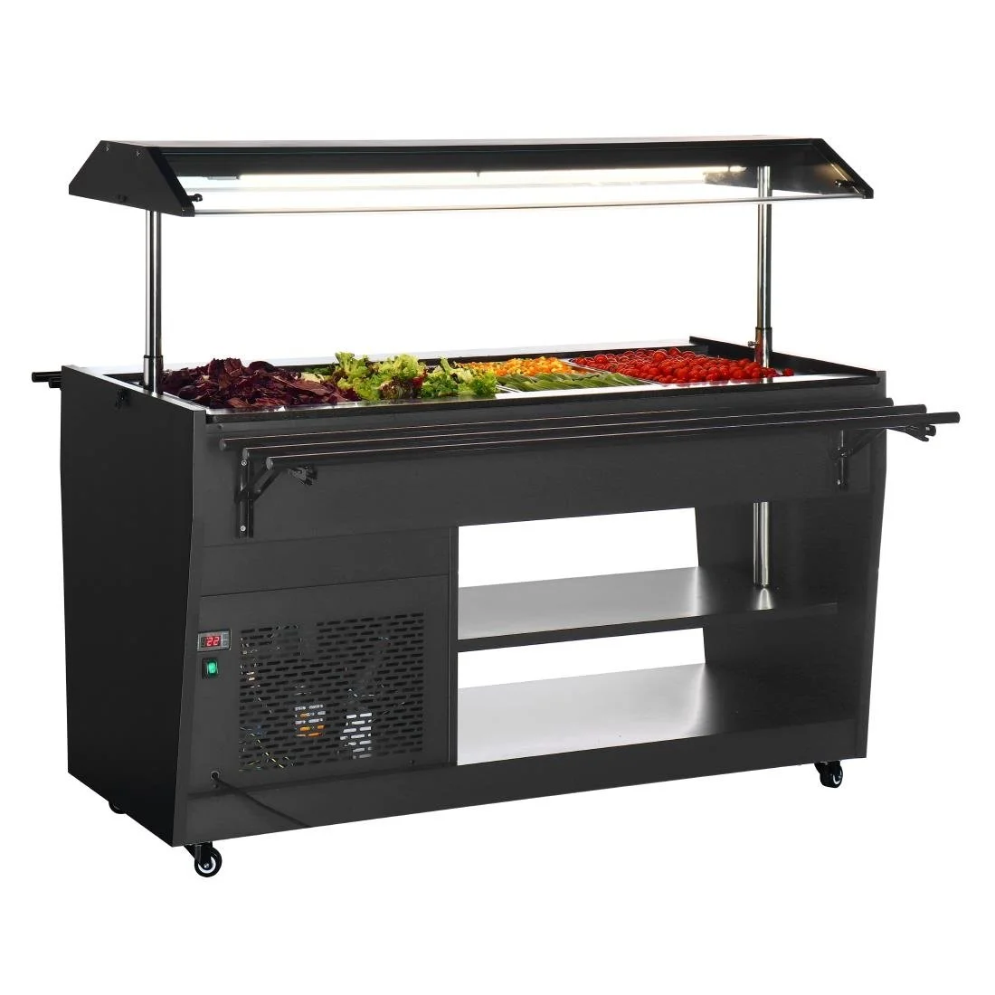 Polar G-Series Refrigerated Buffet Bar in Black - Image 5