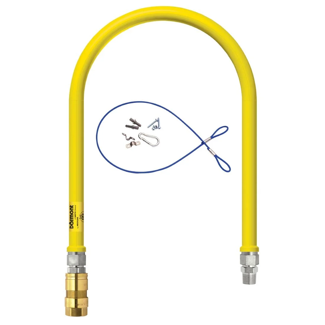 Dormont Quick Release Gas Hose 1/2" Connection