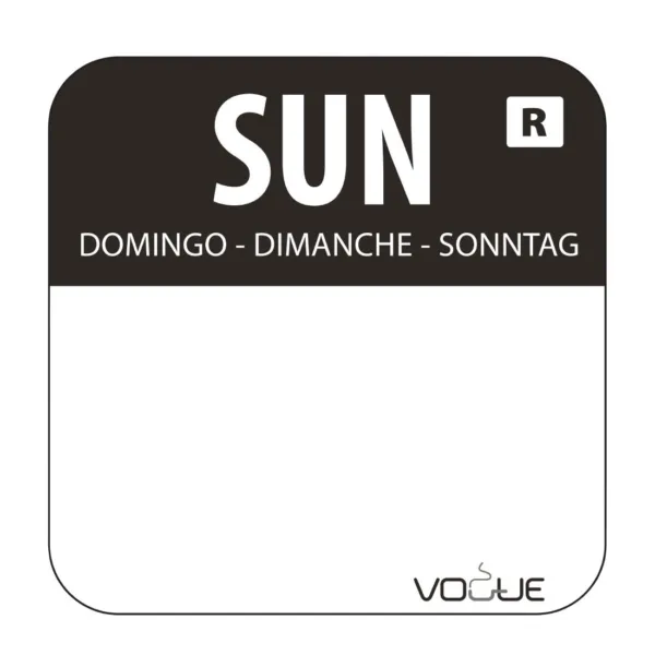 Special Offer - Vogue Days Of The Week Labels & Dispenser
