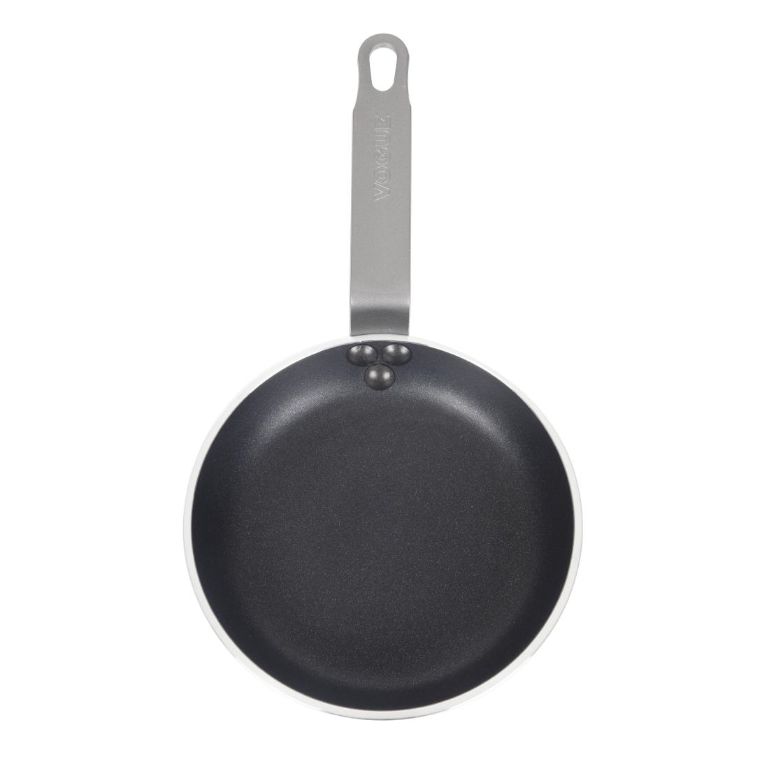 Pack of 6 Vogue Non-Stick Platinum Frypans, 3 Times Coated Teflon, Scratch Resistant