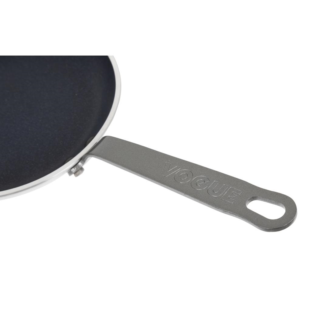 Vogue Non Stick Teflon Aluminium Blinis Pan 150mm