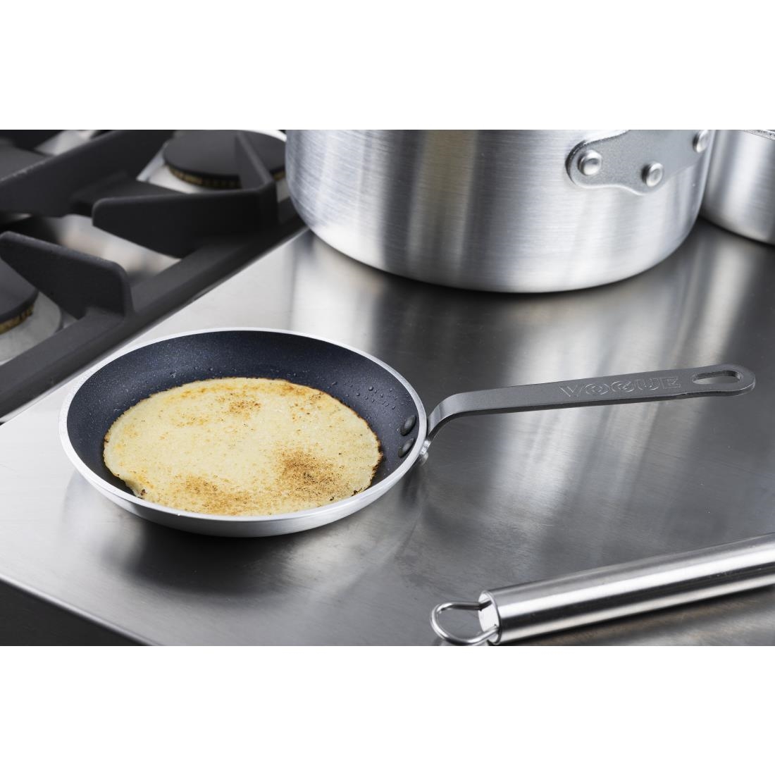 Vogue Non Stick Teflon Aluminium Blinis Pan 150mm