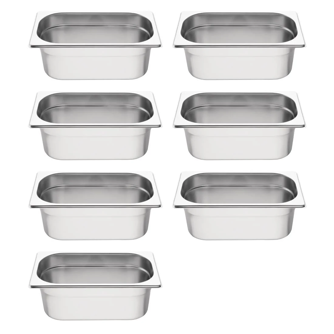 Vogue Gastronorm Container Kit 7 x 1/4