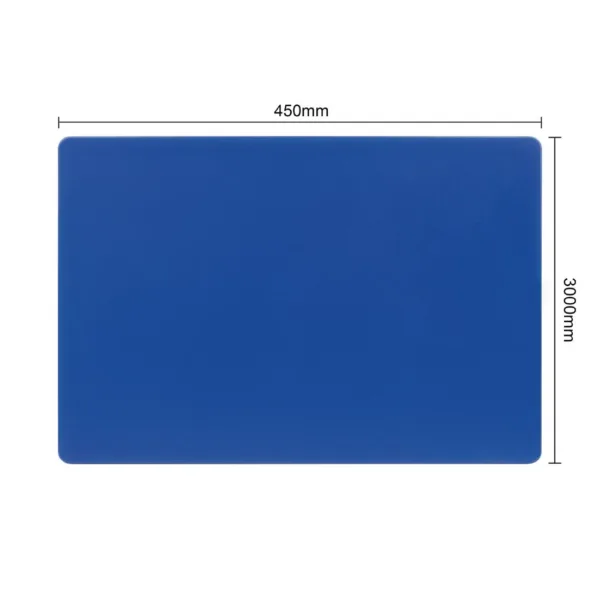 Hygiplas Thick Low Density Chopping Board Set with Rack