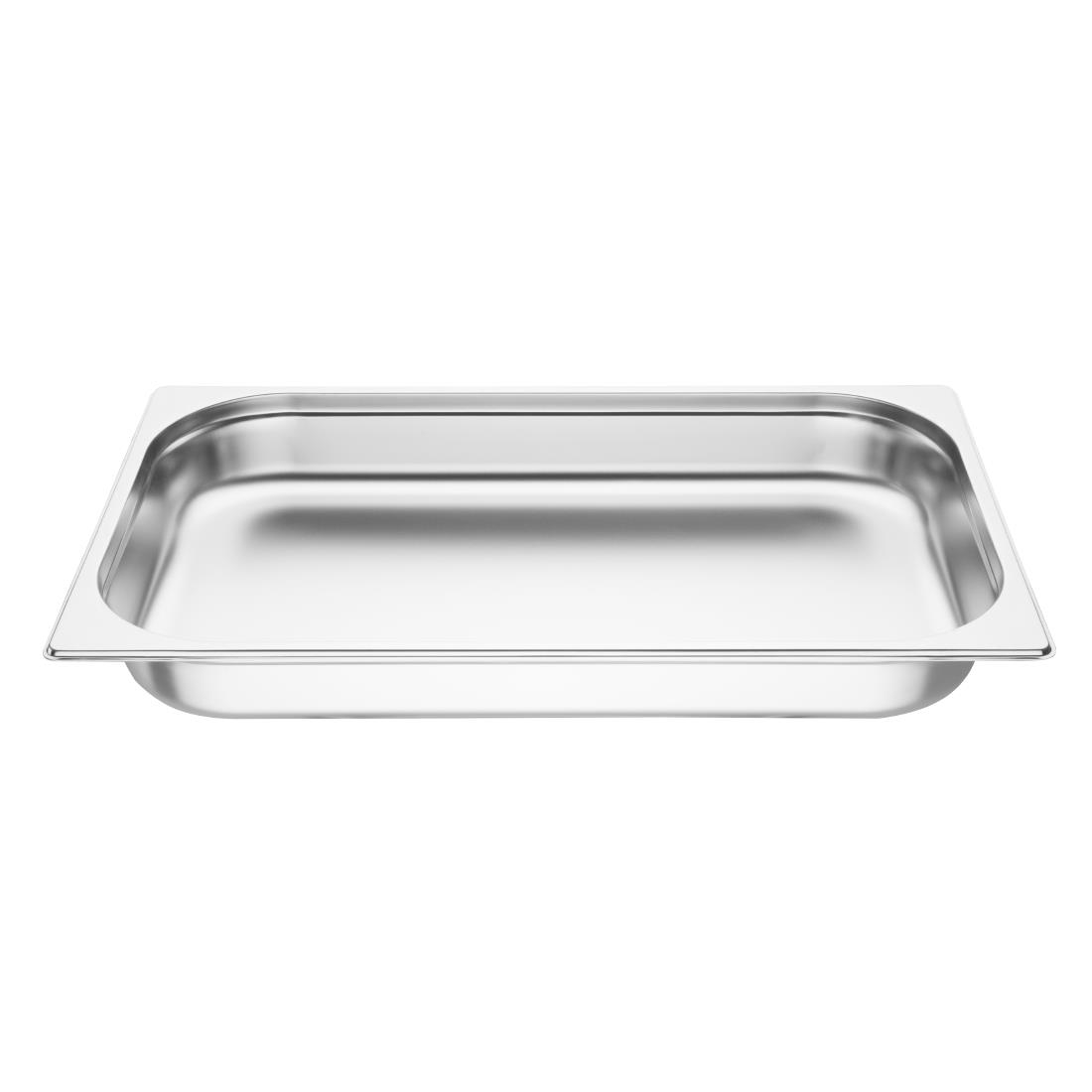 Vogue Stainless Steel 1/1 Gastronorm Pans 65mm Set of 6