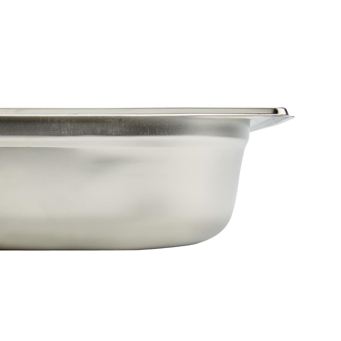 Vogue Stainless Steel 1/1 Gastronorm Pan 65mm
