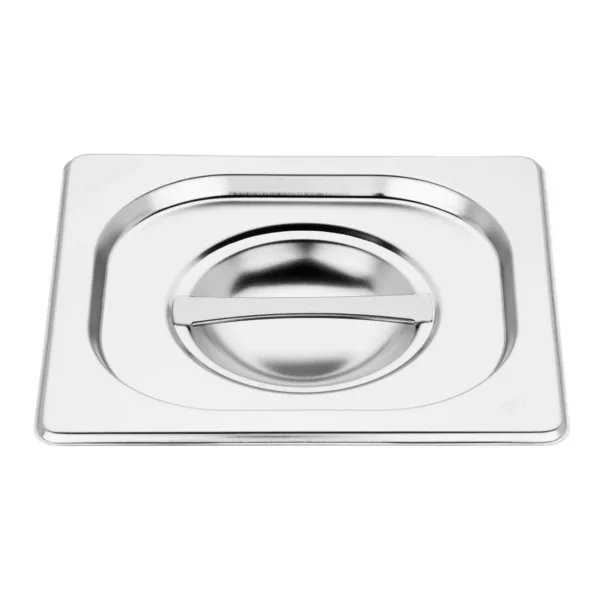 Vogue Stainless Steel Gastronorm Pan Set 6 x 1/6 with Lids