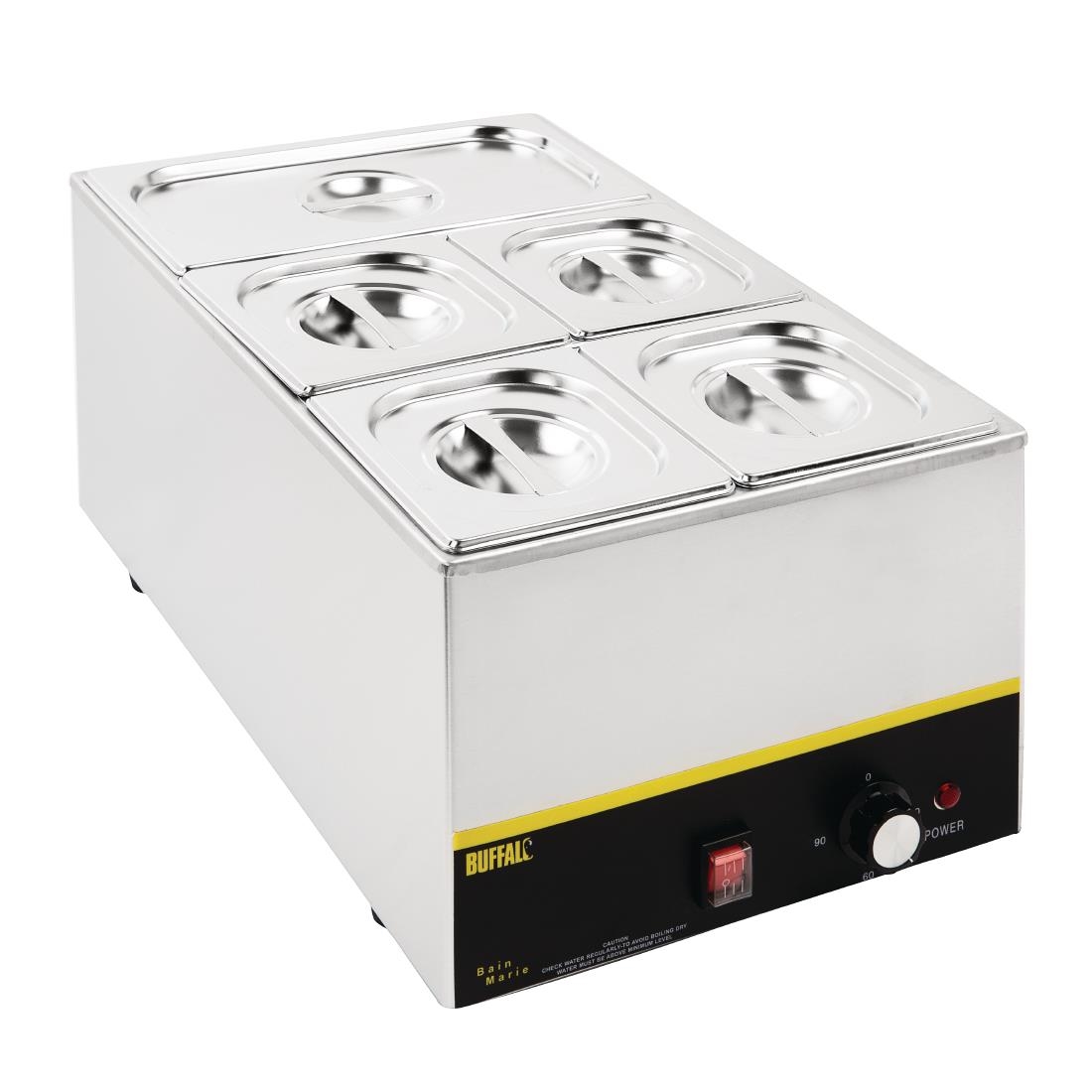 Vogue Stainless Steel Gastronorm Set 1/3 and 4 x 1/6 with Lids