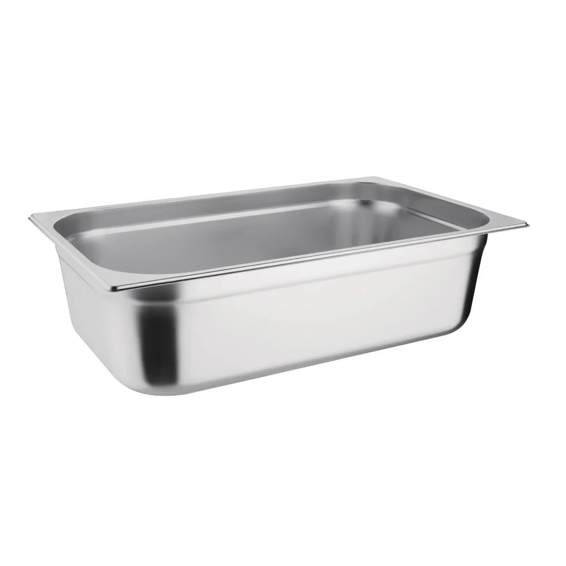 Vogue Stainless Steel 1/1 Gastronorm Pan with Lid - Image 3