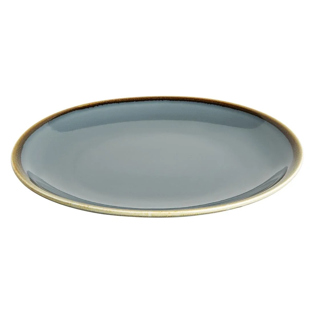 Olympia Kiln Round Coupe Plate Ocean 230mm - Image 4