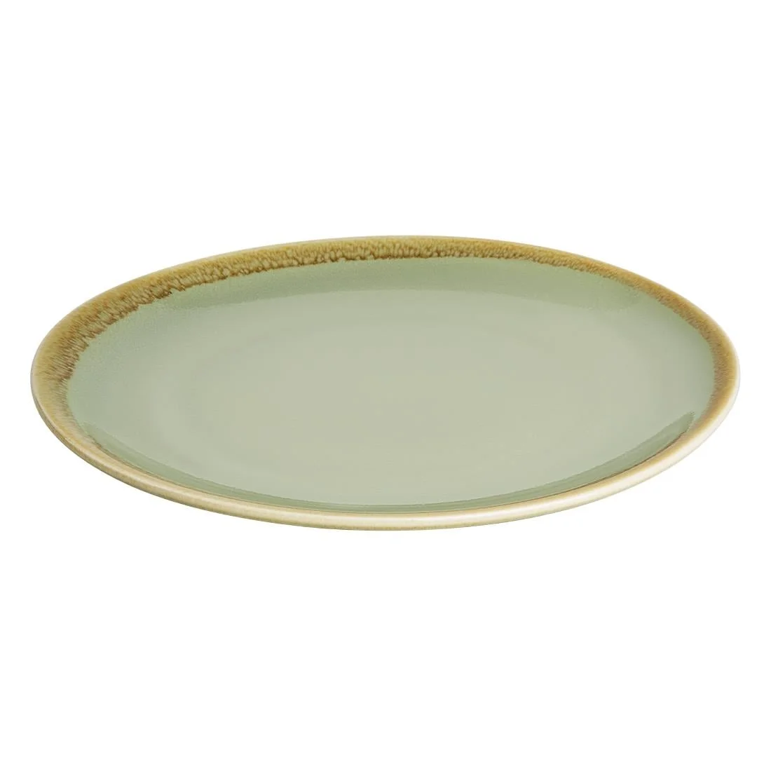 Olympia Kiln Round Coupe Plate Moss 230mm - Image 6