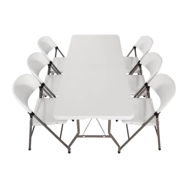 Special Offer Bolero 6ft Centre Folding Table with Six Folding Chairs