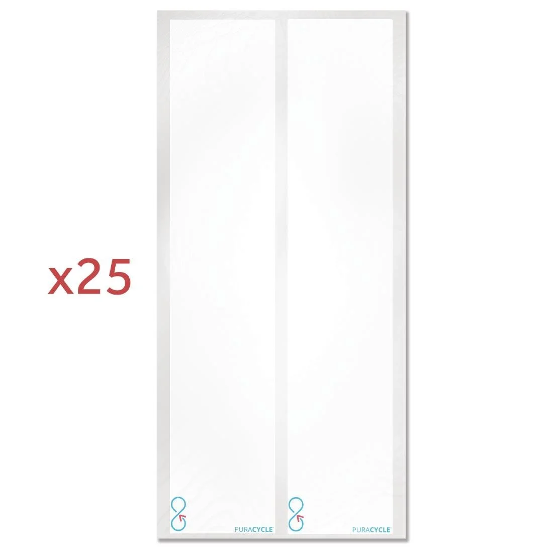 Puracycle Reusable Blank Bottle Label Pack (25 Labels, 2 Cloths) + Free Pens - Image 5