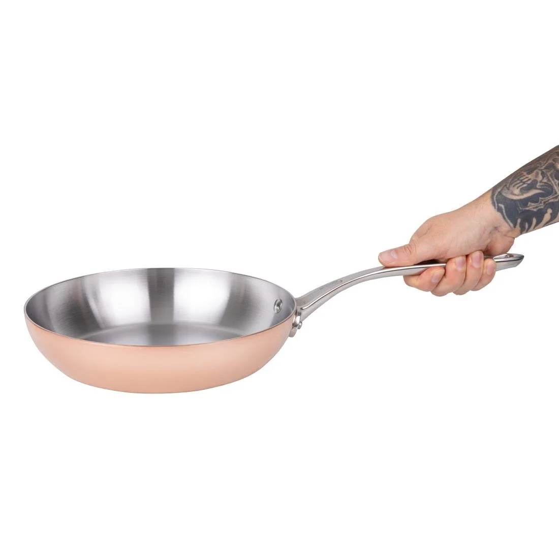 Vogue Cook Like A Pro 3-Piece Tri-Wall Copper Cookware Set - Image 9