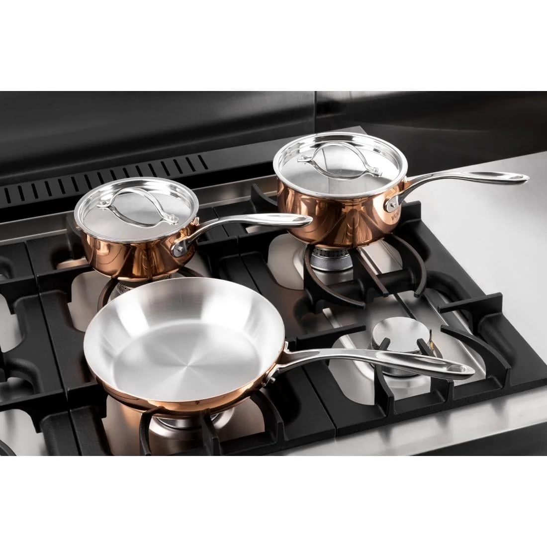 Vogue Cook Like A Pro 3-Piece Tri-Wall Copper Cookware Set - Image 11