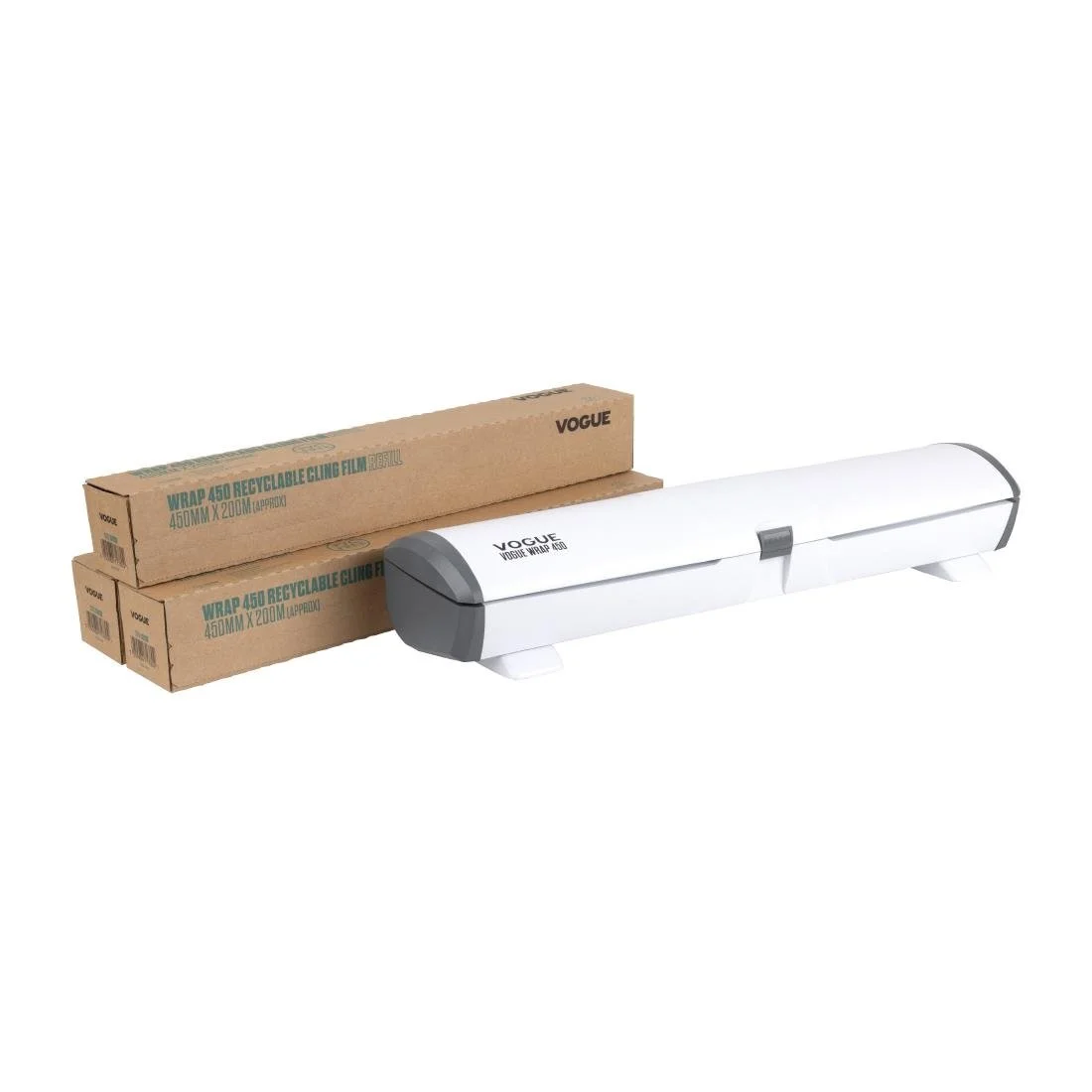 Vogue Wrap 450 Dispenser and Eco Cling Film Refill Bundle
