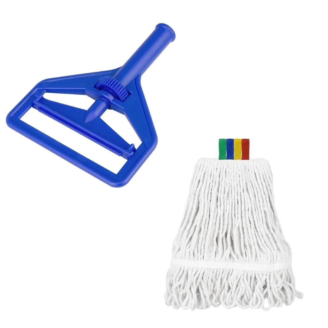 Jantex Connect Wide Kentucky Cotton Mop Head Blue 400g