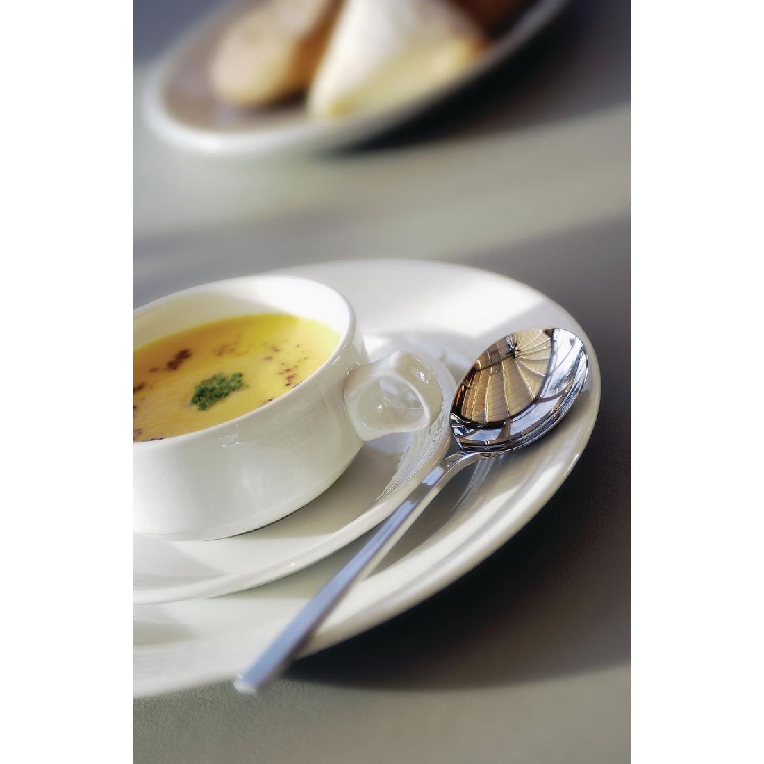 Steelite Simplicity White Handled Stacking Soup Cups 285ml