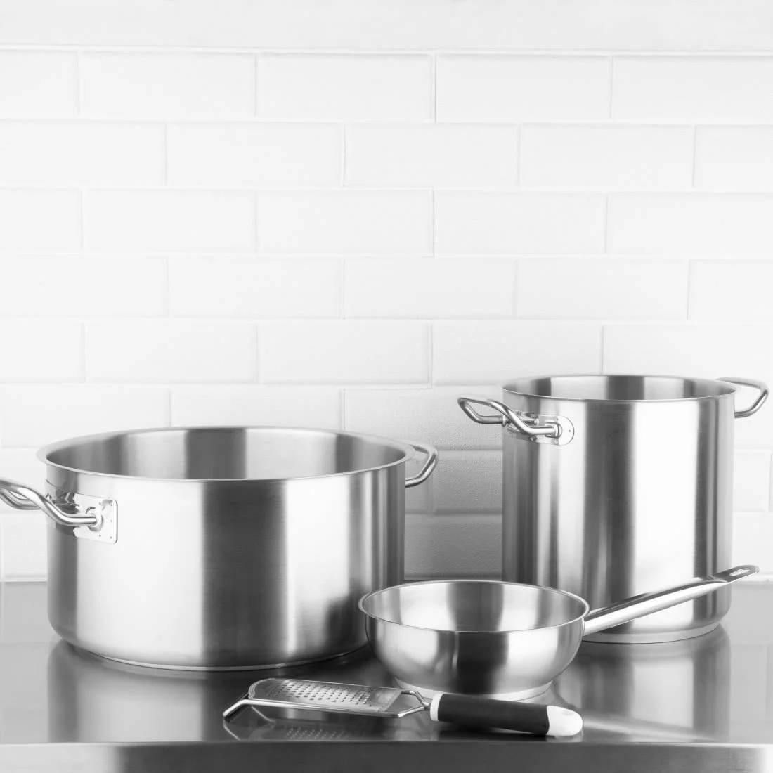 Vogue Stainless Steel Stew pan 18.5Ltr - Image 6