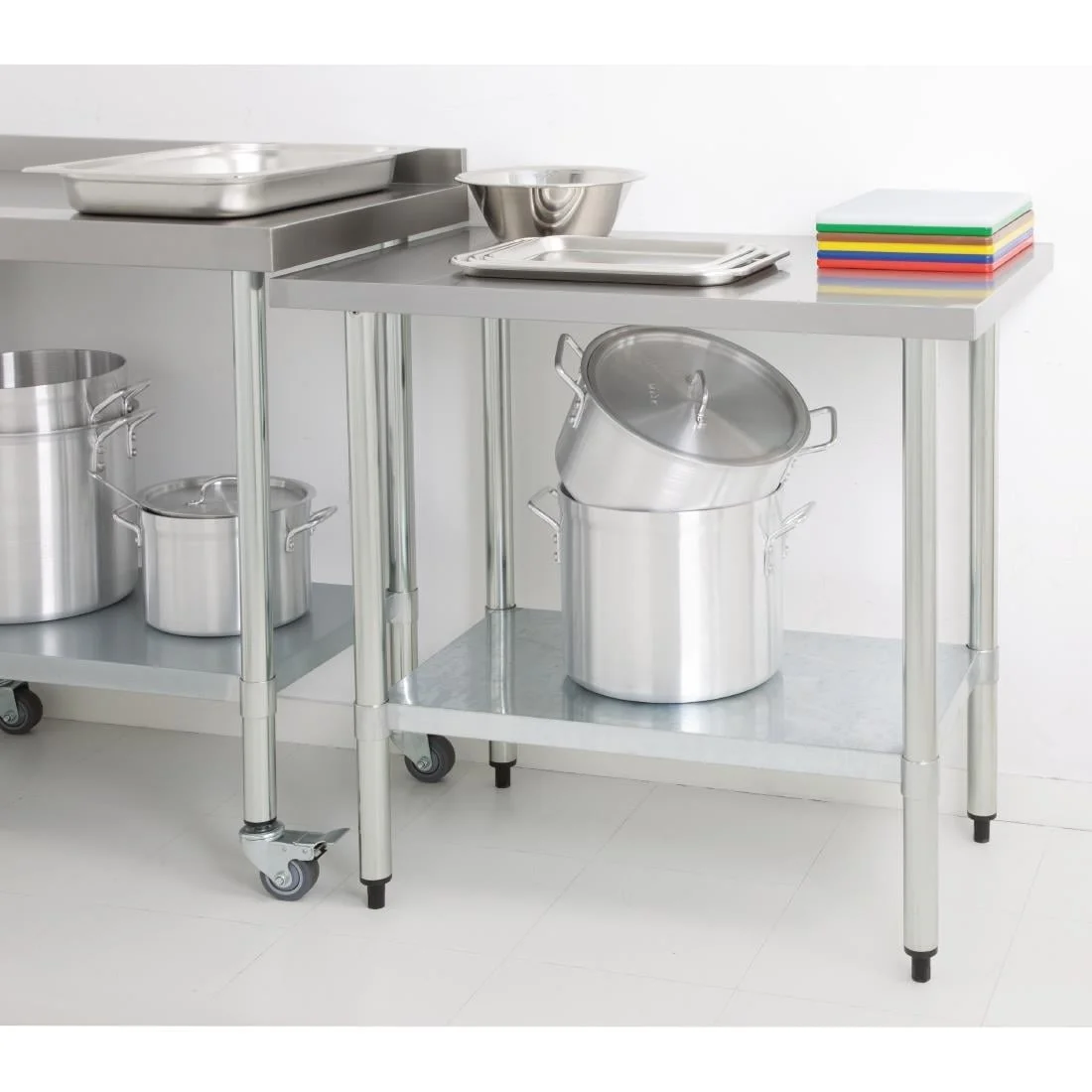 Vogue Stainless Steel Prep Table 900mm - Image 7