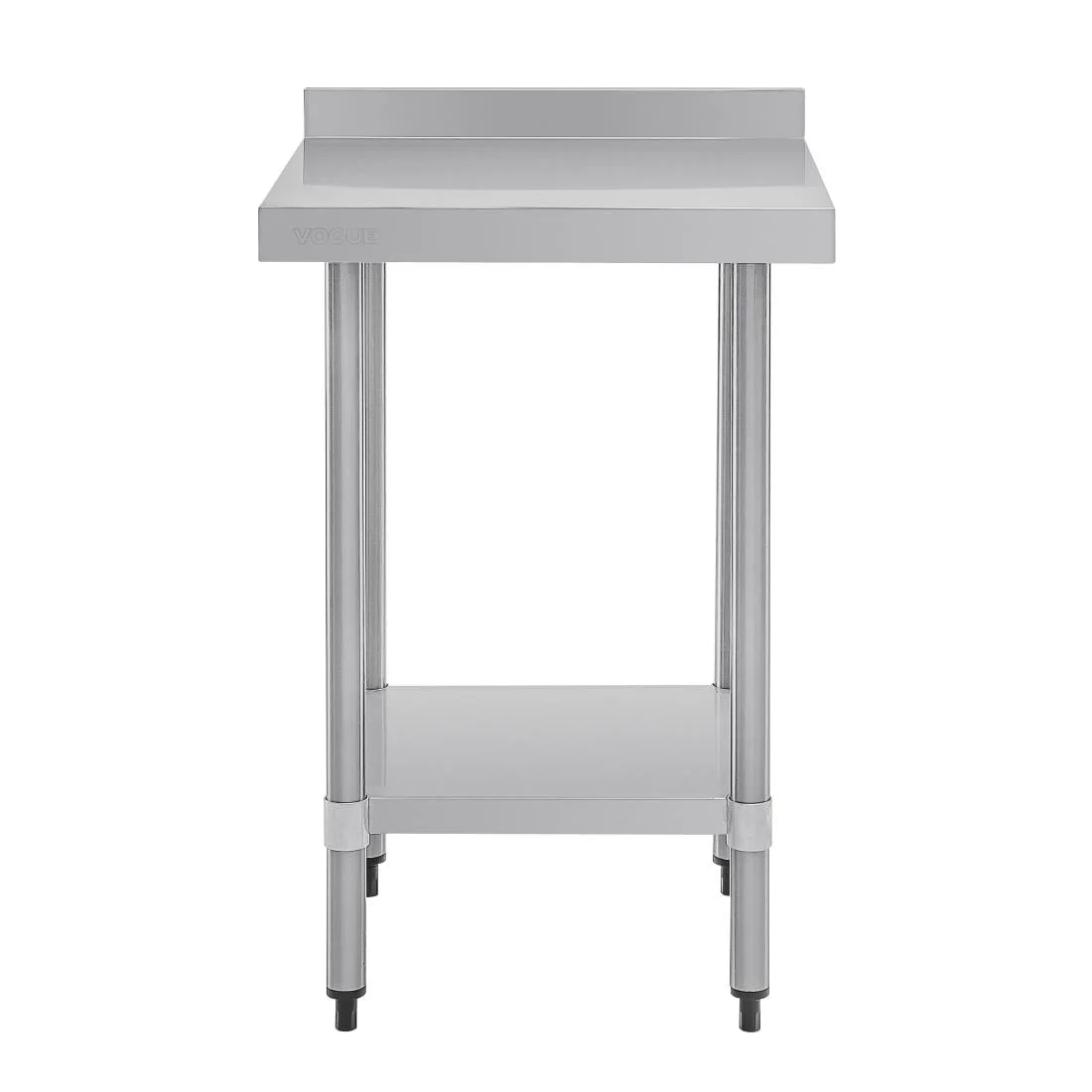 Vogue Stainless Steel Prep Table with Upstand 600mm - Image 3