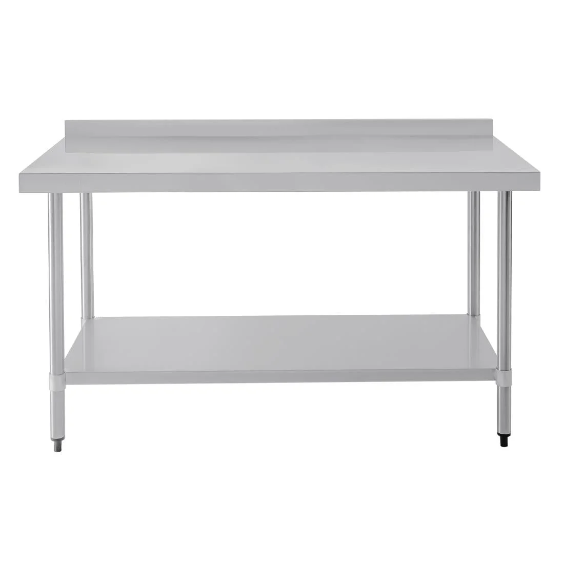 Vogue Stainless Steel Prep Table with Upstand 1500mm - Image 6