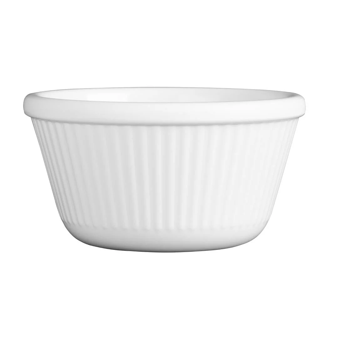 Kristallon Melamine Fluted Ramekins White 89mm - Image 4