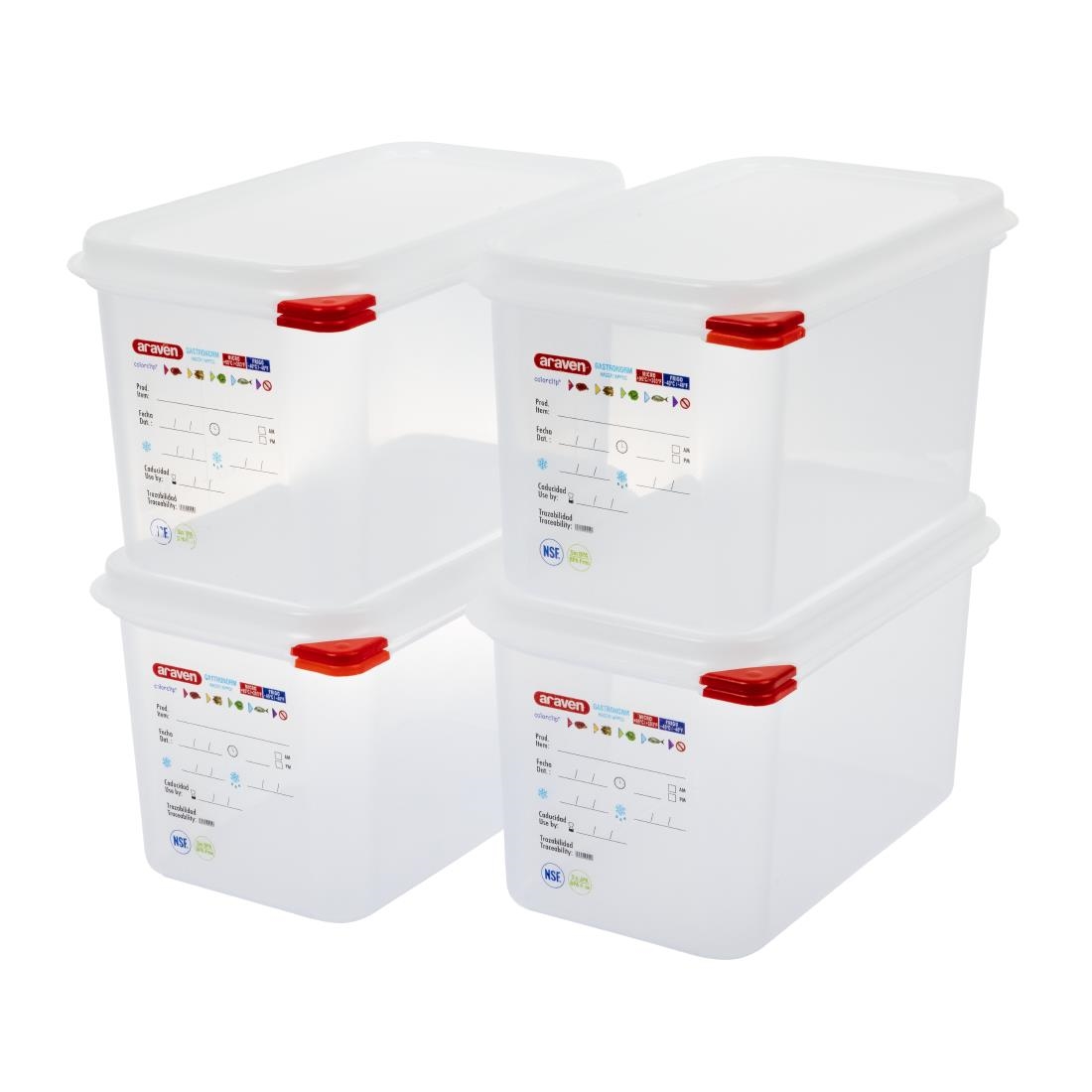 Araven 1/4 GN Food Container 4.3Ltr