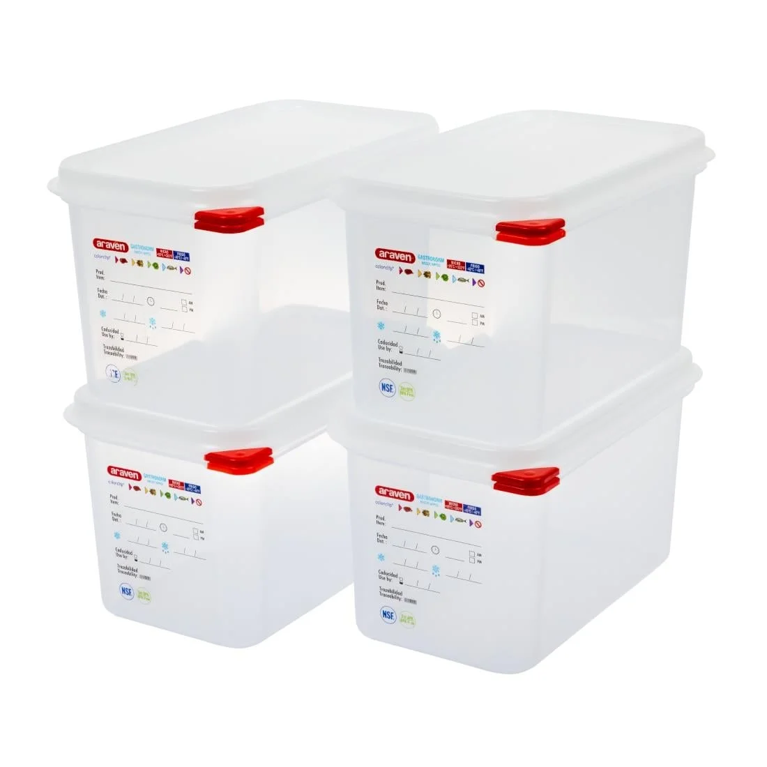 Araven 1/4 GN Food Container 4.3Ltr - Image 3