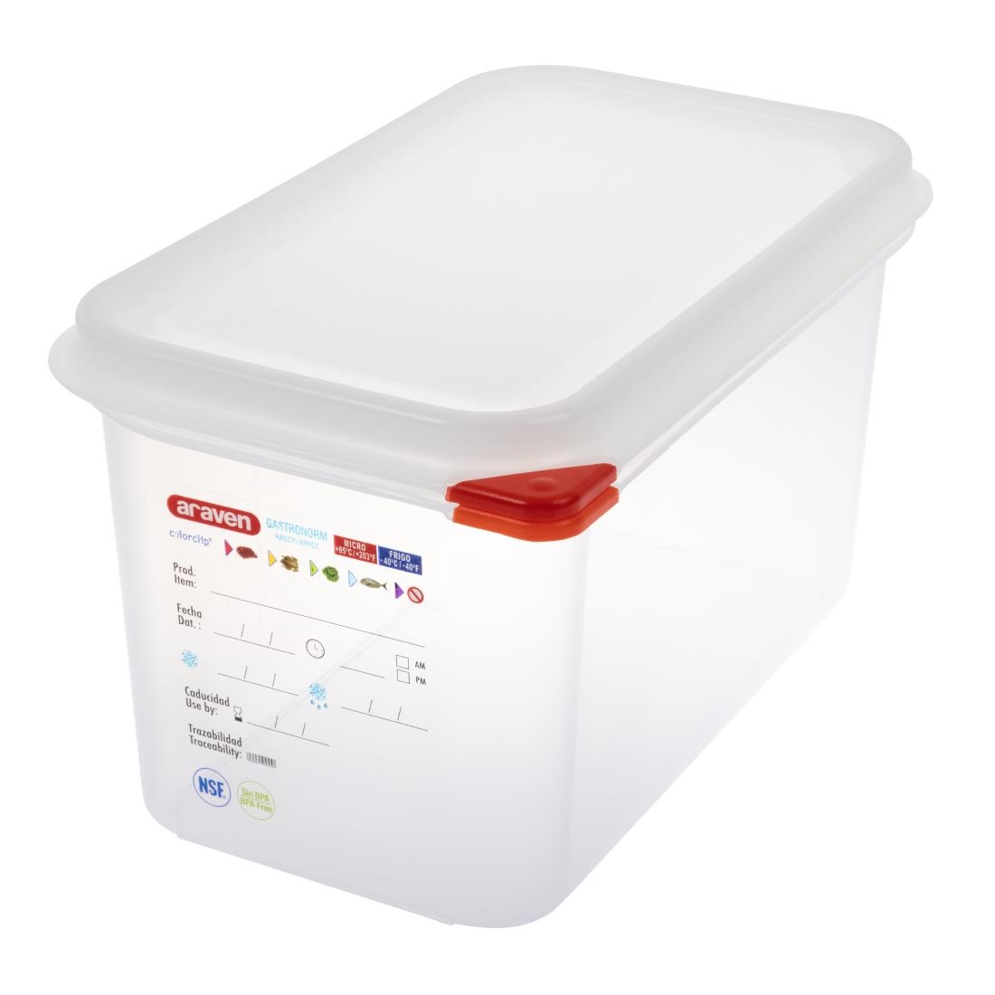 Araven 1/4 GN Food Container 4.3Ltr