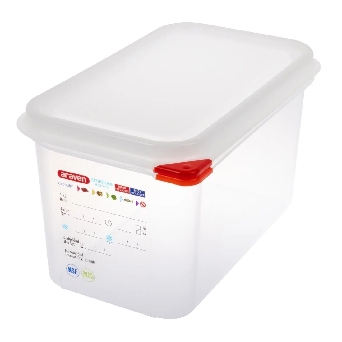 Araven 1/4 GN Food Container 4.3Ltr - Image 2