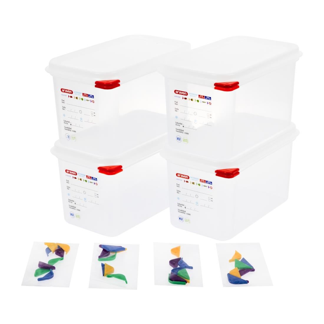 Araven 1/4 GN Food Container 4.3Ltr