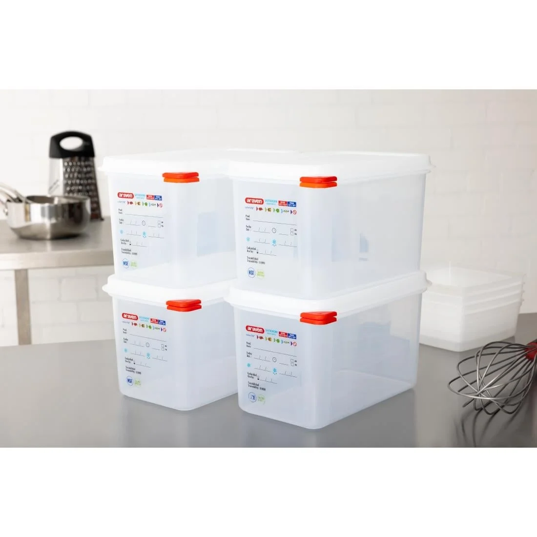 Araven 1/4 GN Food Container 4.3Ltr - Image 8