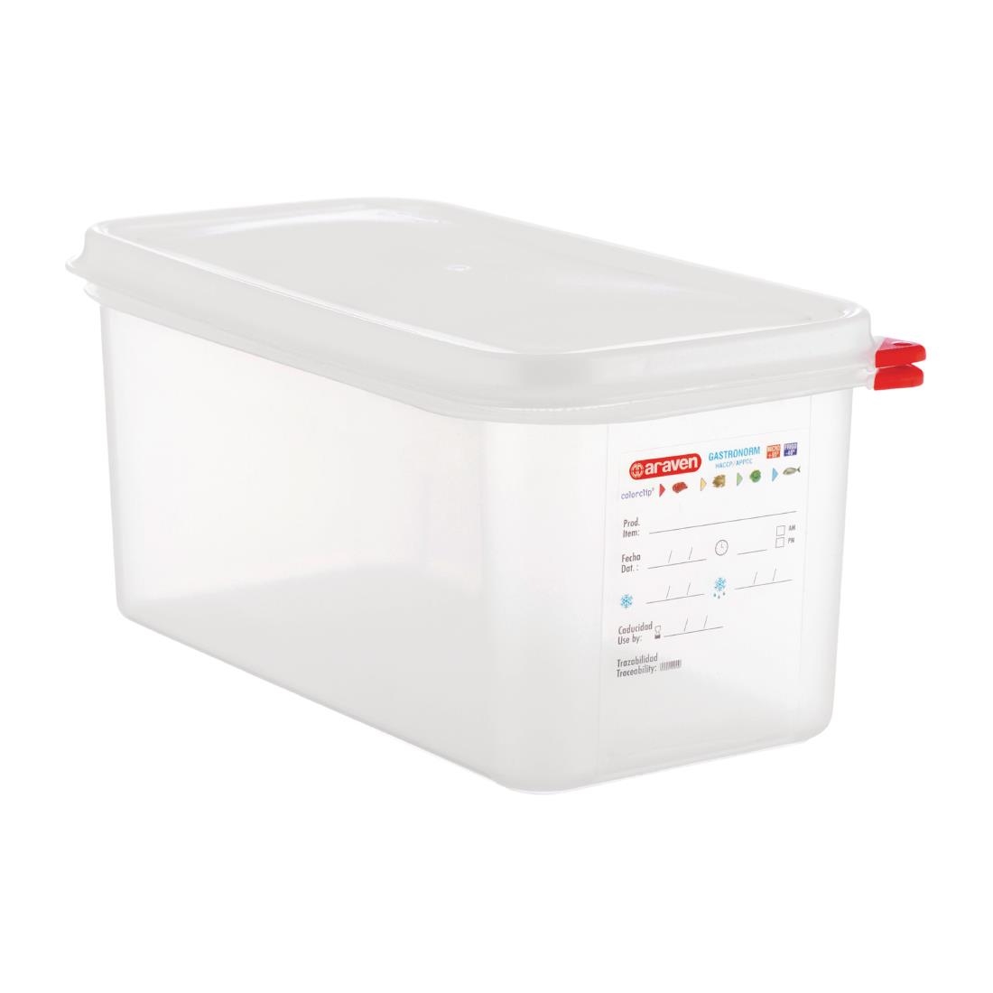 Araven 1/3 GN Food Container 6Ltr