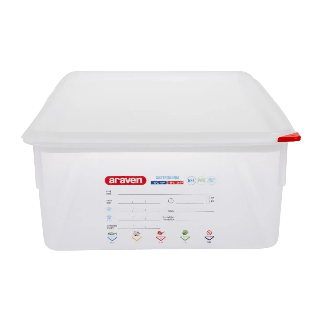 Araven 1/1 GN Food Box 21Ltr - Image 2