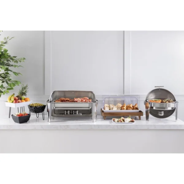 Olympia Paris Roll Top Chafing Dish Round