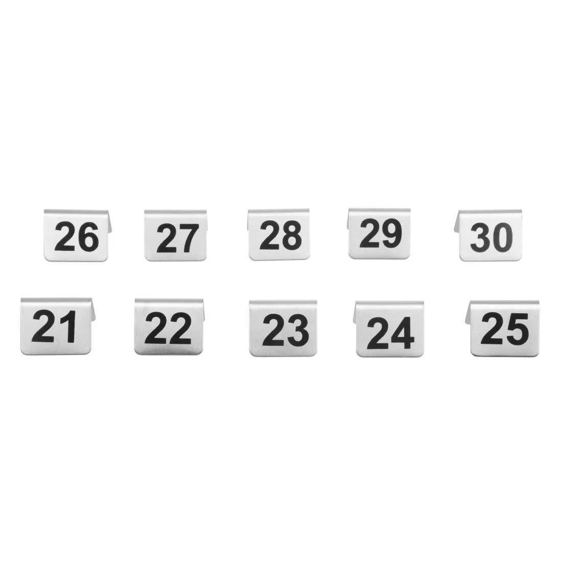 Olympia Stainless Steel Table Numbers 21-30 (10 Pack) - Image 4