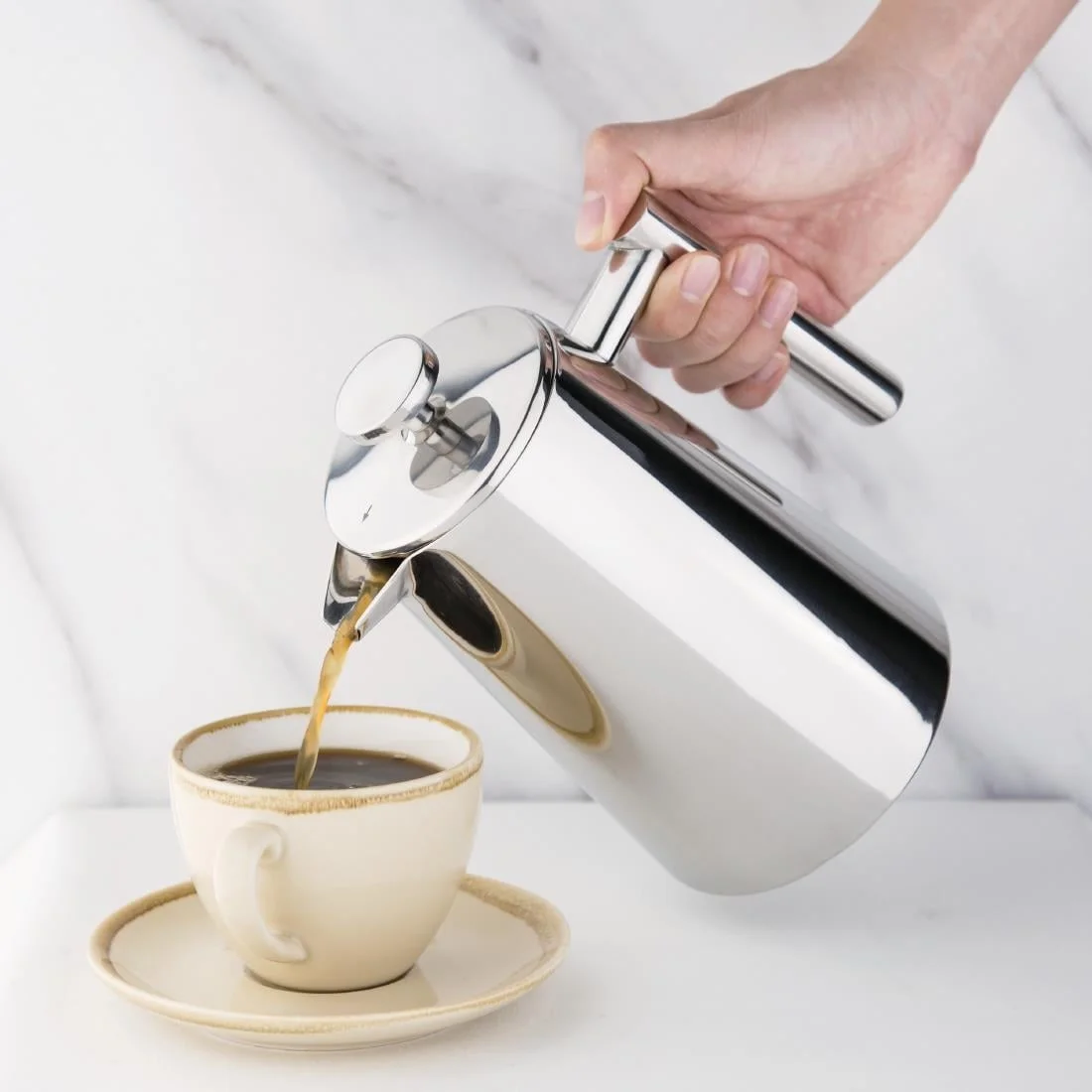 Olympia Insulated Stainless Steel Cafetiere 6 Cup - Image 8
