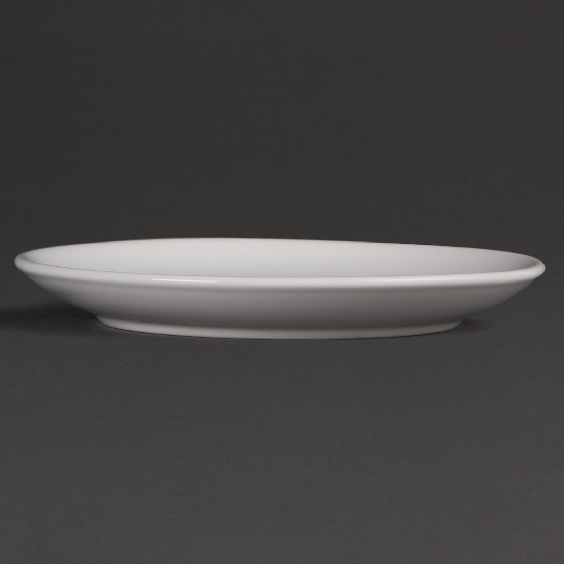 Olympia Whiteware Coupe Plates 180mm