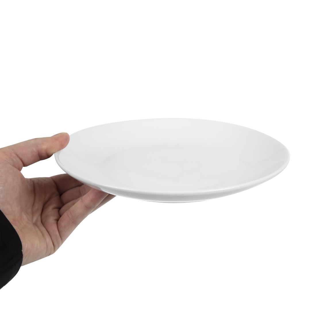 Olympia Whiteware Coupe Plates 230mm