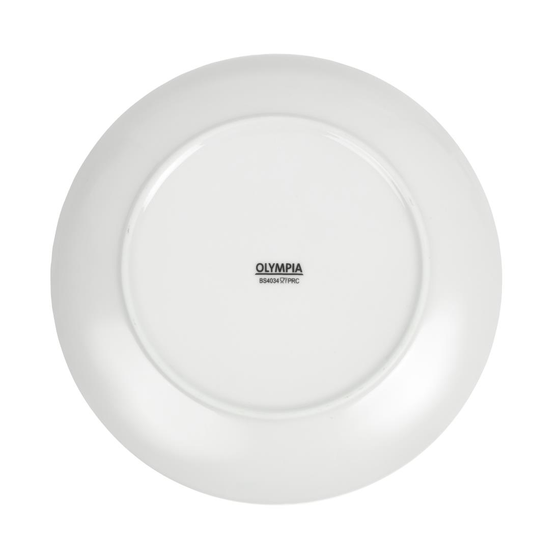 Olympia Whiteware Coupe Plates 230mm