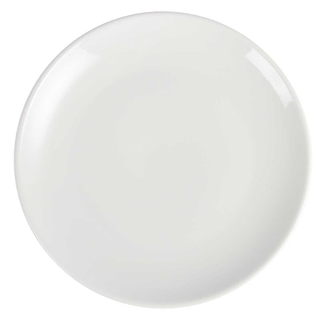 Olympia Whiteware Coupe Plates 250mm