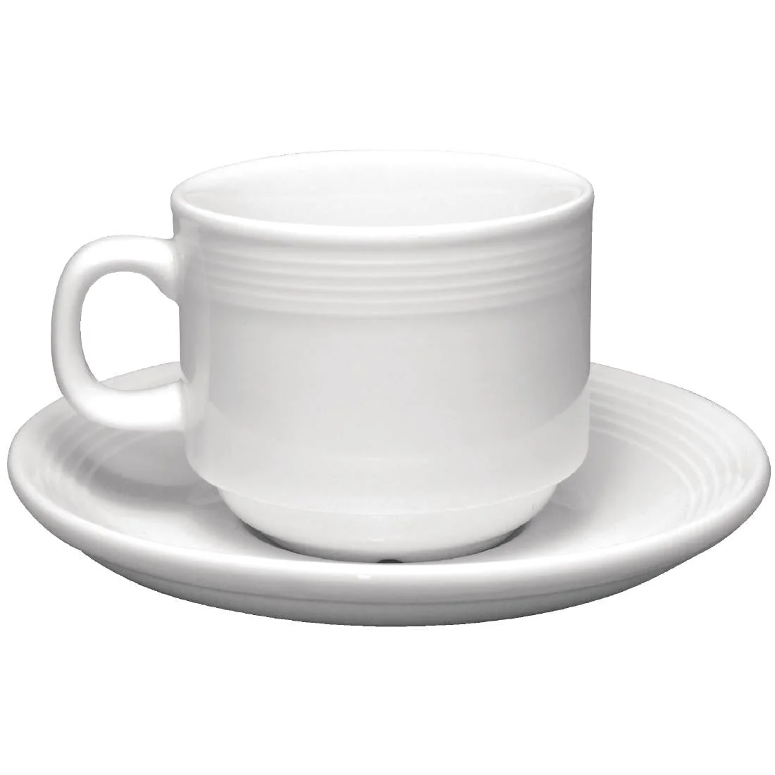 Olympia Linear Stacking Tea Cup Saucers - Image 5