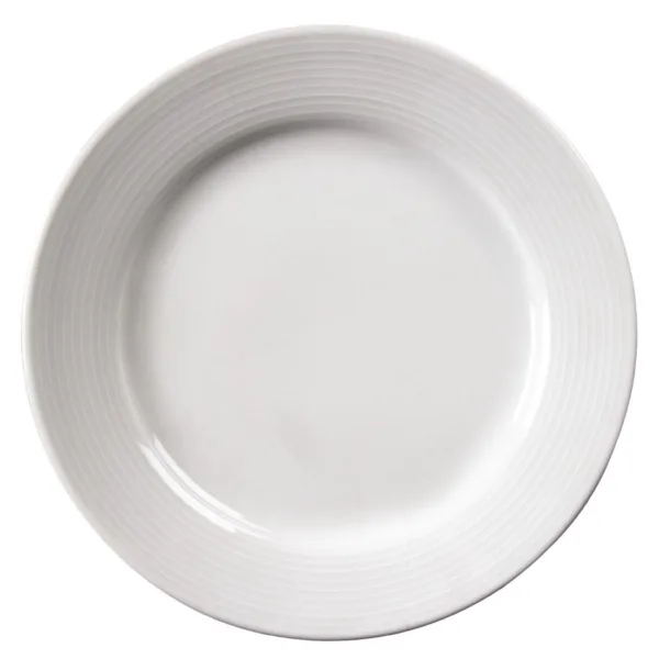 Olympia Linear Wide Rimmed Plates 200mm