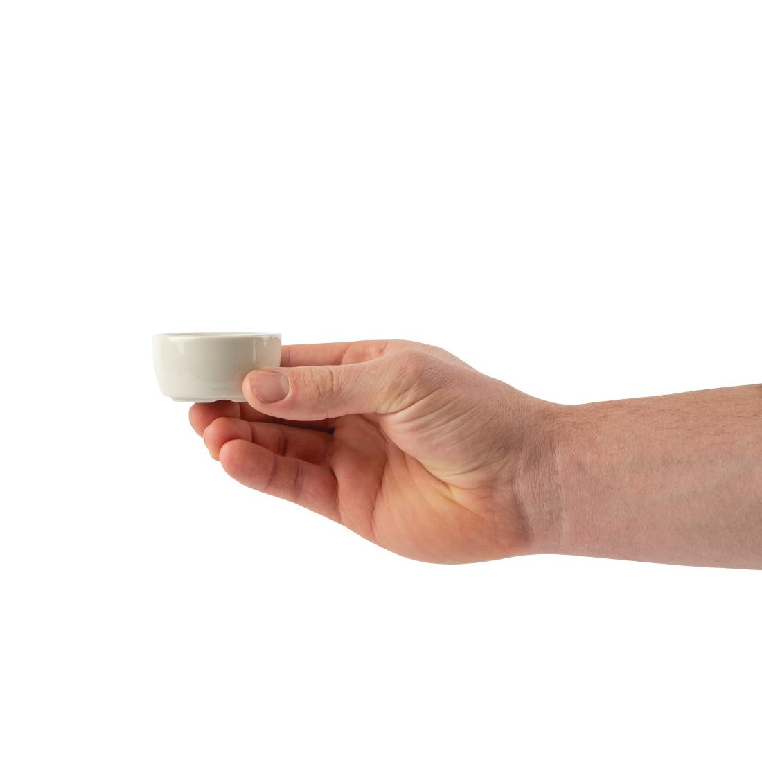 Olympia Ivory Butter Dish 56mm