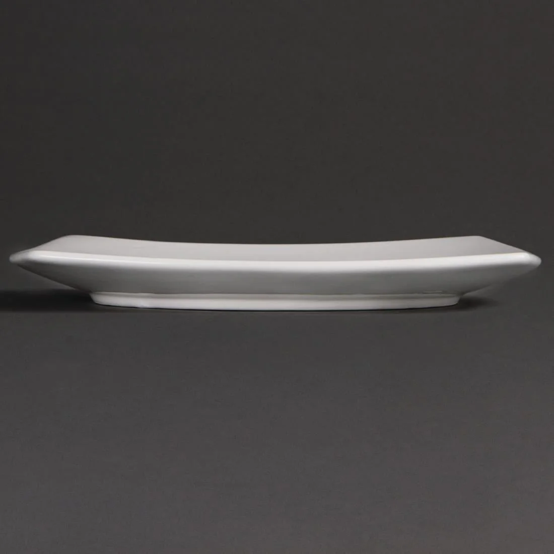 Olympia Whiteware Rounded Square Plates 240mm - Image 3