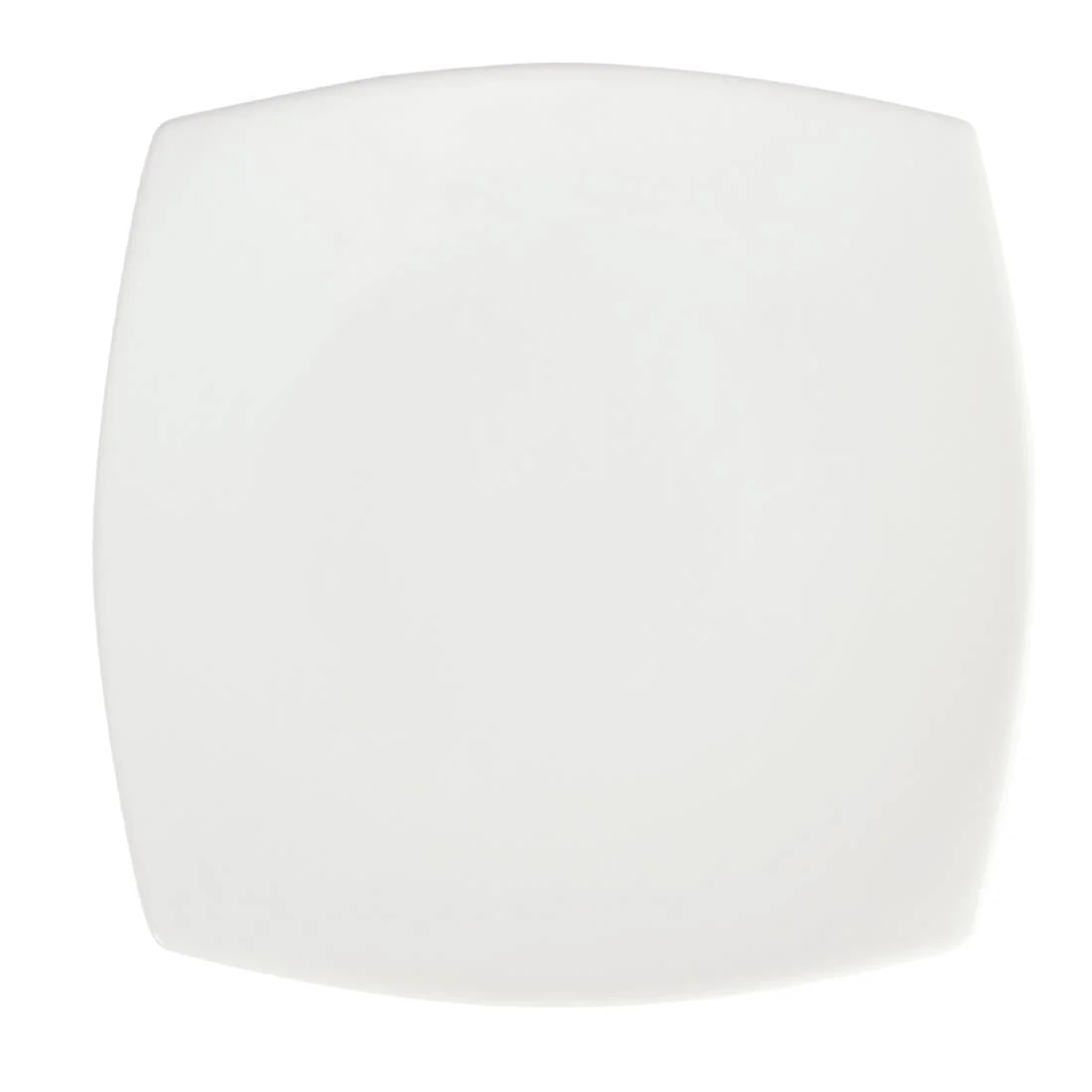 Olympia Whiteware Rounded Square Plates 240mm - Image 4