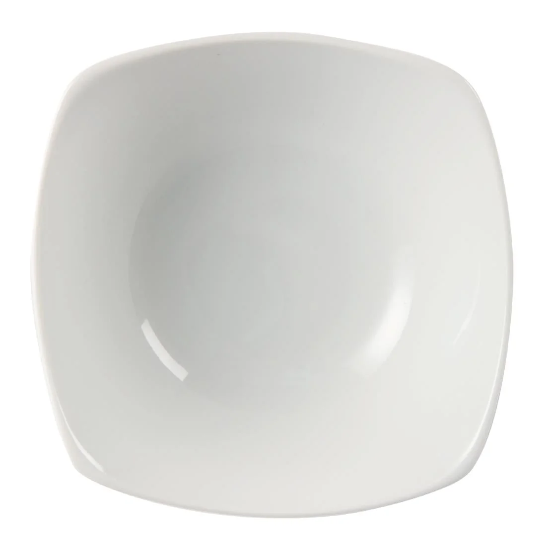 Olympia Whiteware Rounded Square Bowls 140mm - Image 3