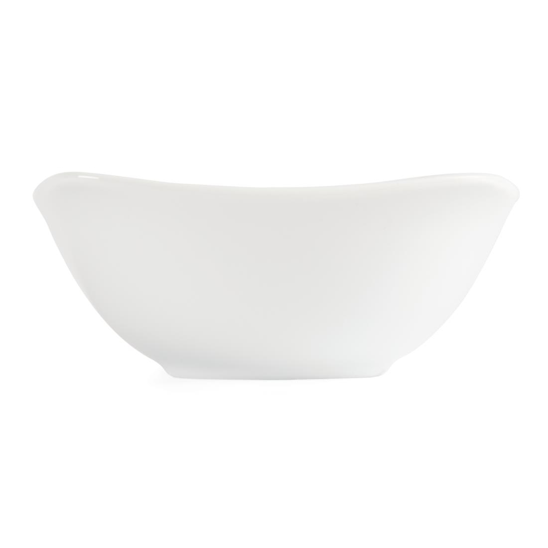 Olympia Whiteware Rounded Square Bowls 140mm